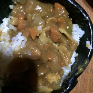 大人の中辛カレーで　子供用カレーも一緒に作りましょ